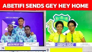 Херр😭💔 Как Абетифи Пресби больно отправил девочек Уэсли домой | #NSMQ2025
