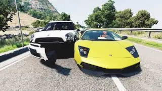 High Speed Cars vs Traffic Accident #beamngdrive #cargames 