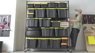 6 Tier Adjusatble Wire Shelving