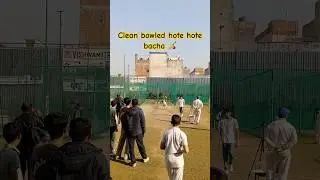 Yorker par Clean bowled hote hote bacha batsman | perfect yorker #cricket #jaspritbumrah