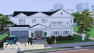 Sims 4 Speed Build | Suburban Family Home (featuring a garden summer house) | No CC | No Mods