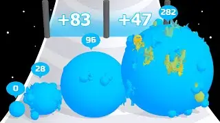 ROLL CROWD - Level Up Balls, ASMR Gameplay (Max Level)