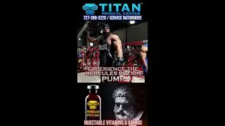Get huge muscle pumps, better recovery & results with Hercules Potion from Titan Medical Center!