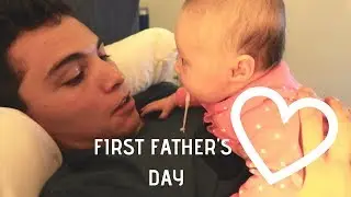 TEEN DAD'S FIRST FATHER'S DAY // WITH A THROW UP GIFT!