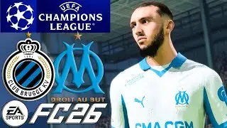 Olympique de Marseille vs Club Bruges | UEFA Champions League | 28 Janvier 2026 | FC 26