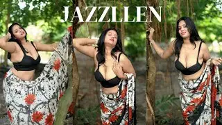 Bong Beauty Jazzllen in outdoor | Fashion vlog | Shining Curves | 2025 | #sareefashion #fashion