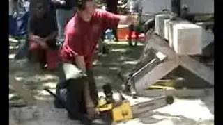 McCulloch 250 hotsaw with MC92 kart engine