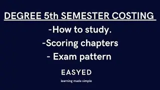 COSTING - study strategy.