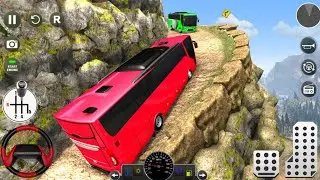 Uphill Offroad Coach Bus Driving Simulator 3D - Best Game Android Gameplay 