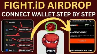 Fight.ID Airdrop: How to connect wallet | Step by Step $Fight Participation Guide & Tasks