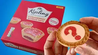 ASMR Mr Kipling Strawberries & Cream Tart 🍓 | Heavenly Sweets Unboxing & Review