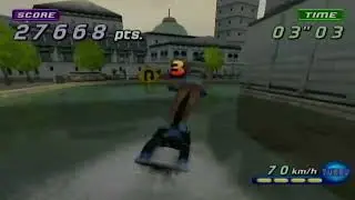 Wave Race Blue Storm La Razza Canal Expert Stunt Mode (50498 points)