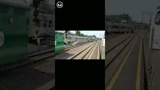 Moment Kereta Api Nomor 1 Langsir Persiapan Berangkat #keretaapi #railfans #daop8 #shorts