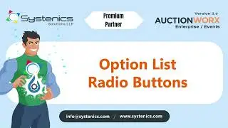 Configure Option List Radio Button Custom Fields for Events in AuctionWorx Events 3.6