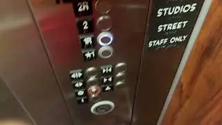Timelapse of KONE Ecodisc MRL Elevator #2 at Jimmy Fallon Ride at Universal Studios - Orlando FL