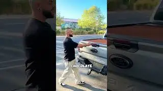Chocolate Truck Illusion (🎥 @Foodp&bull;rn @StreetArtGlobe @Roger Roger Deli )