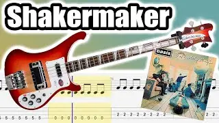 Oasis Shakermaker Bass Tab | Guitar | Cover | Tutorial | Play Along