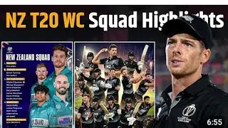 ICC t20 world cup 2026 Team Newzland final squad/squad for Newzland ICC t20 world cup 2026 in India 