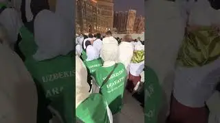 Uzbek crowd in haram
