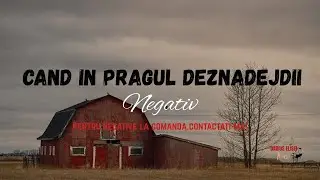 Cand in pragul deznadejdii - Negativ cu Versuri  (Darius Elisei)