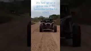 Large group of sxs' ride in Bulcher Tx. Subscribe to our channel for the full video! SxSWeRide.com