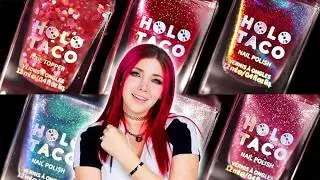 Holo Taco Magnetic Attraction Nail Polish Collection Swatch and Review! || KELLI MARISSA