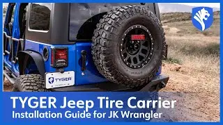 Tire Carrier for Jeep Wrangler JK | Install Guide | TYGER AUTO