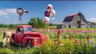 Texas Truck Love @ The Ranch with Teddy Bear & Chuckie Duck