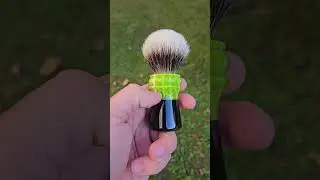 Lime and ebony #shavingbrush