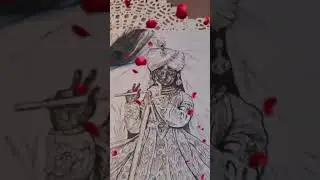 dwarkadhish finel drwing complet 🙌 #art #pendrawing #drawing  #dwarkadhish #krishna #art #artist
