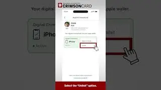 Audio Description: How to remove your Digital CrimsonCard from your device