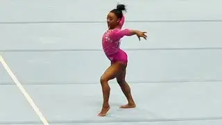 Simone Biles's NEW Taylor Swift Floor - The Triple Double is back 🔥 14,800 Floor - US Core Classics