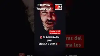 🚨EL POL&Iacute;GRAFO en T.V. 📺 ES UNA GRAN MENTIRA🚨MANIPULADO‼️#shortvideo #shorts #short #ultimahora