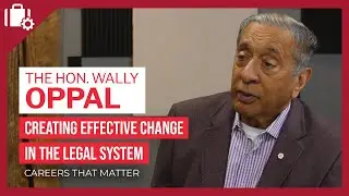 Careers That Matter: Wally Oppal (lawyer, former Attorney General of British Columbia)