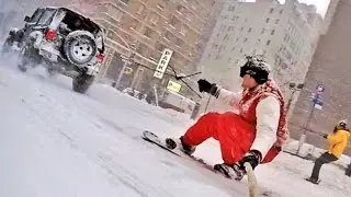 Making of / SNOWBOARDING WITH THE NYPD