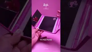Barbie&trade; Trifold Mini LED Makeup Mirror