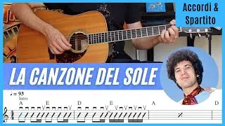La Canzone del Sole | Lucio Battisti | Tutorial Chitarra | Accordi