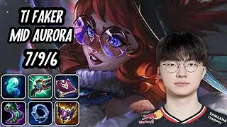 T1 Faker Mid Aurora SoloQ Replay 20251008