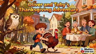 Oliver and Toby's Thanksgiving Adventure, mother time out, adventure time for kids