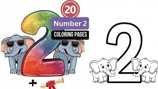 Fun Number 2 Coloring Pages for Kids | Premium Printable Activity + Certificate!