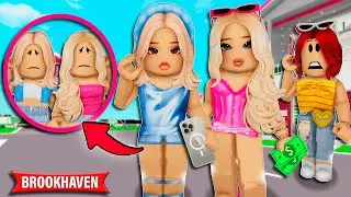 AS MENINAS REJEITADAS pela MADRASTA FICARAM RICAS | Historinhas Brookhaven Roblox | Bibi e Lud