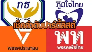 เปิดรายชื่อ ลำดับปาร์ตี้ลิสต์ 'กธ.-ภท.-ปชน.-พท.' ใครติดโผเบอร์ต้น หลายชื่อเด่นอยู่รั้งท้าย