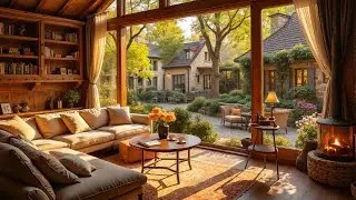 Spring Jazz Caf&eacute; Retreat ☕ Relaxing Coffee Shop Ambience for Focus & Calm