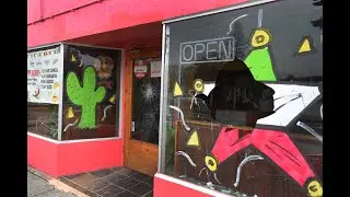 Several downtown Olympia businesses targets of a late night vandalism spree