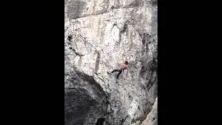 Speedy 7C onsight - Falesia di Menaggio (CO)