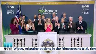 BIOHAVEN PHARMACEUTICALS (NYSE: BHVN) RINGS THE OPENING BELL&reg;