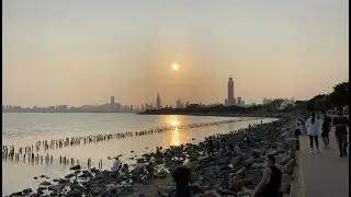 【iPhone4k】Afternoon walk in Shenzhen Bay park