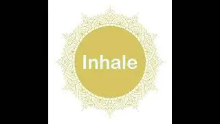Deep breathing exercise for Heart Coherence | 5.5 Inhale & Exhale Rhythm