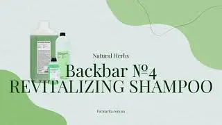 Backbar №4 REVITALIZING SHAMPOO