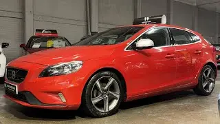 VOLVO V40 Hatchback 1.6 R-Design D2 Diesel Red 5dr LOWTAX+BLUETOOTH+CRUISE (2015/15)
